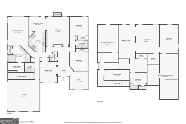 2545 Amberbrook Ln, Grayson, GA 30017 - plan
