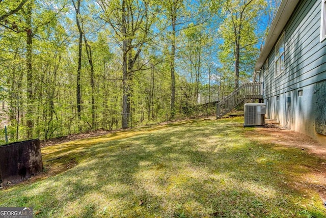 166 Rustin Dr, Dallas, GA 30157 - view of green lawn with stairs