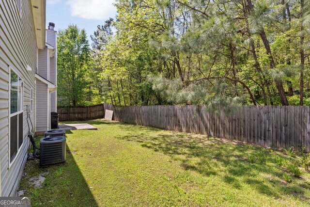 3571 Oakshire Way SE, Atlanta, GA 30354 - view of yard with cooling unit and a fenced backyard