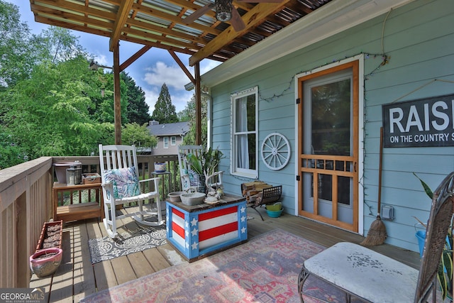2675 Dacula Ridge Dr, Dacula, GA 30019 - view of wooden terrace