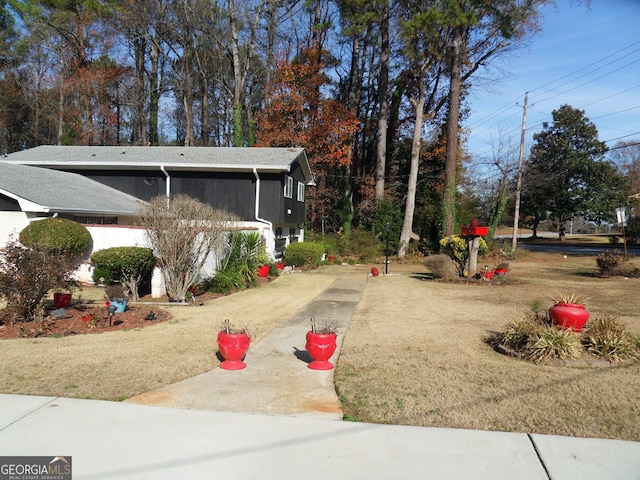 4213 Janice Dr, Atlanta, GA 30337 - view of yard with concrete driveway