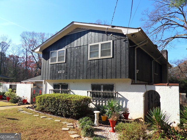 4213 Janice Dr, Atlanta, GA 30337 - view of front of property with stucco siding