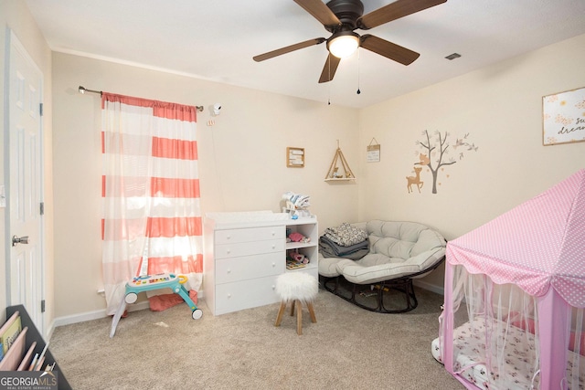 286 Opal St, Luthersville, GA 30251 - bedroom featuring carpet floors and ceiling fan