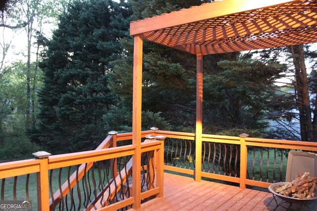 view of deck