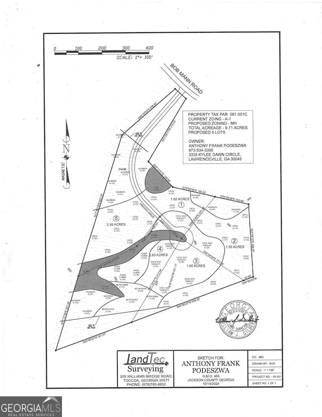 1546 Bob Mann Rd, Maysville, GA 30558 - map