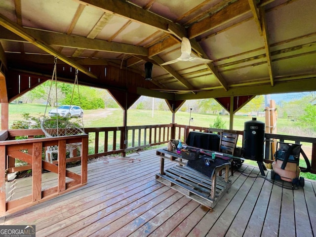 1546 Bob Mann Rd, Maysville, GA 30558 - view of deck