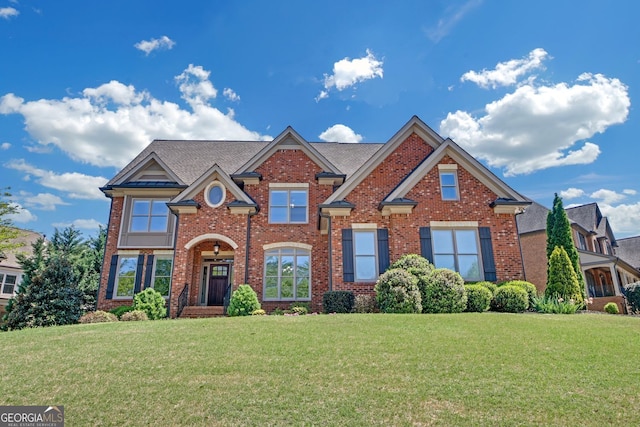 866 Coopers Ridge Path SW, Grayson, GA 30017 - traditional-style house featuring brick siding and a front lawn