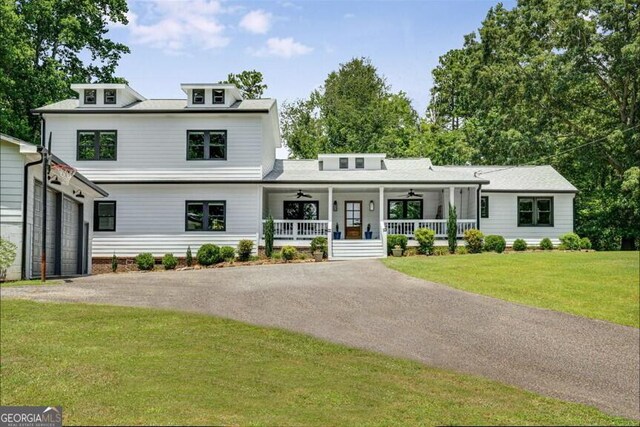 16080 Freemanville Rd, Alpharetta, GA 30004 - bedroom with light carpet, baseboards, recessed lighting, and a ceiling fan