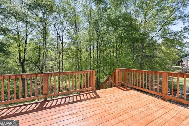 840 Whitby Dr, Douglasville, GA 30134 - view of wooden deck