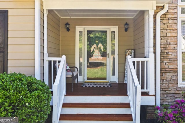840 Whitby Dr, Douglasville, GA 30134 - property entrance featuring stone siding