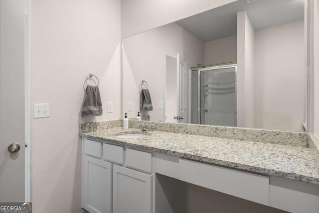 1259 Fendt Dr, Locust Grove, GA 30248 - full bathroom with vanity and a shower stall