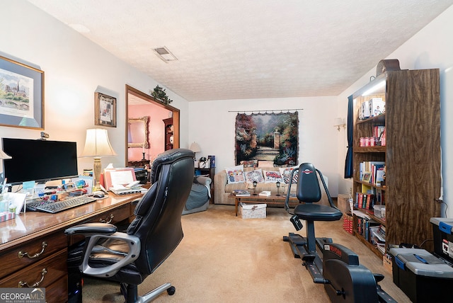 1292 Marcelle Heights Pl NW, Norcross, GA 30093 - office space with light carpet and a textured ceiling