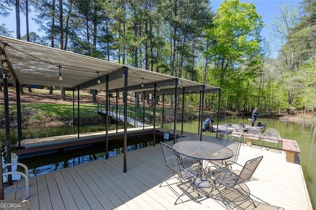 934 Pine Cir, Woodstock, GA 30189 - view of dock with a water view