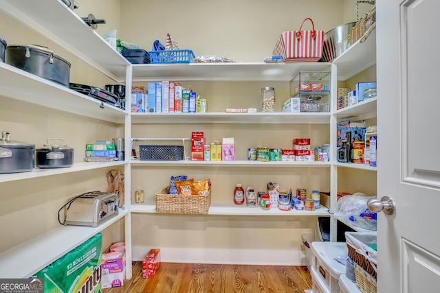 view of pantry