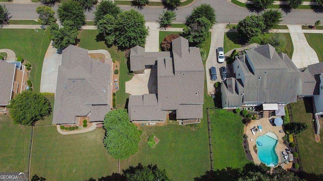 drone / aerial view