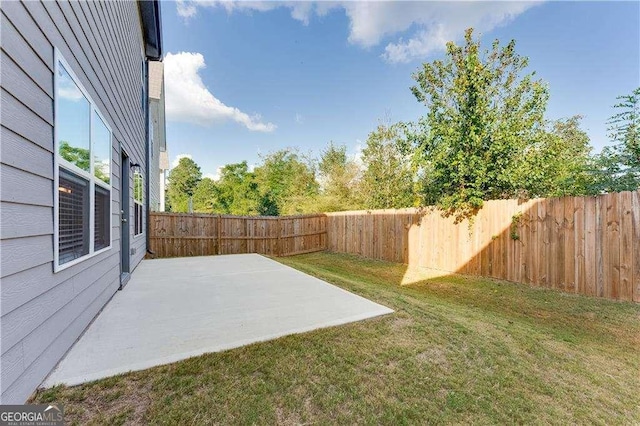 2316 Hastings Manor Ln, Hampton, GA 30228 - view of yard with a patio area and a fenced backyard