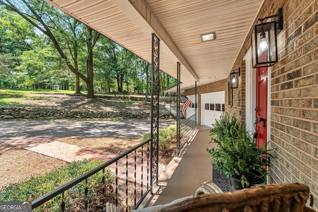 2209 Ridge Rd, Hartwell, GA 30643 - view of patio / terrace featuring an attached garage