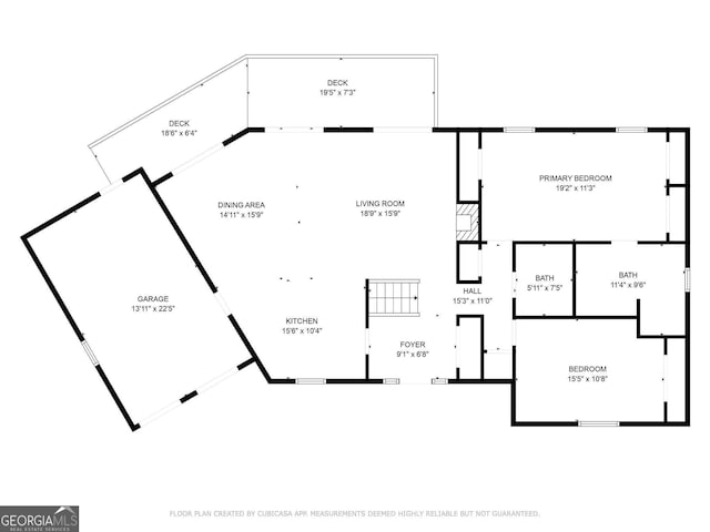 2209 Ridge Rd, Hartwell, GA 30643 - view of home floor plan