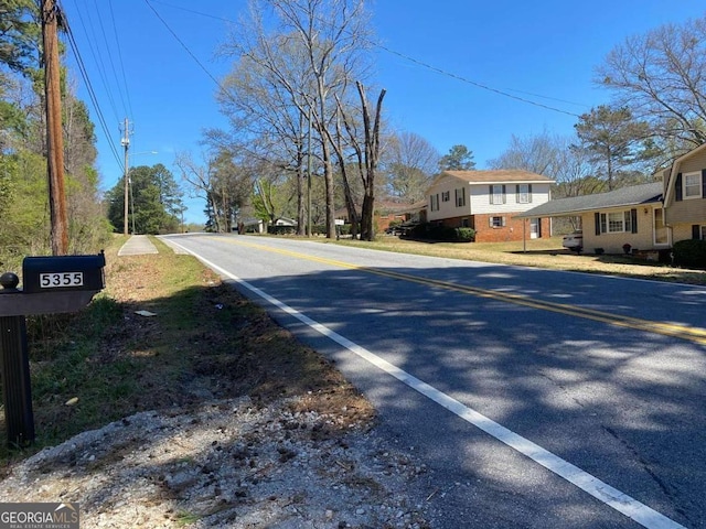 view of road