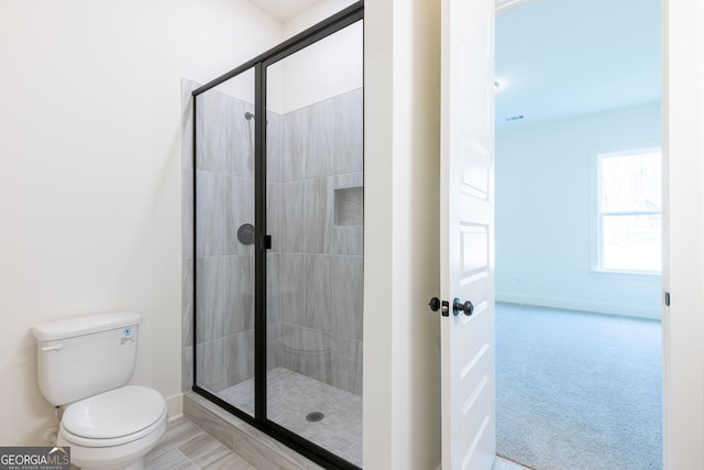 8415 Beryl Overlook, Gainesville, GA 30506 - full bath featuring baseboards, a stall shower, and toilet