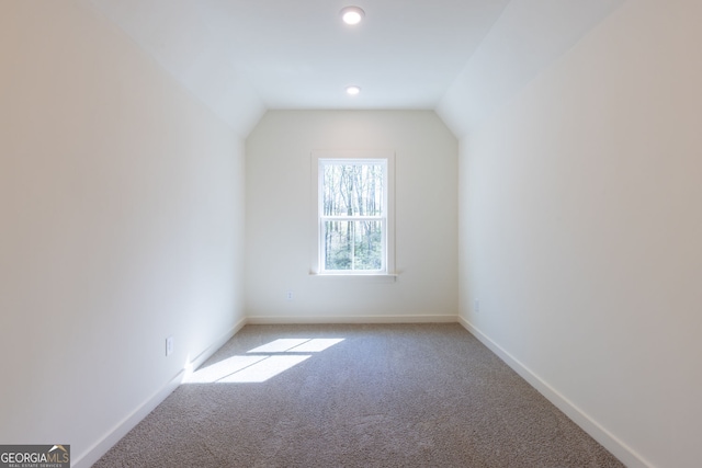 8415 Beryl Overlook, Gainesville, GA 30506 - bonus room with carpet flooring, lofted ceiling, baseboards, and recessed lighting