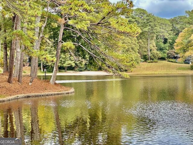 2404 Northlake Ct, Atlanta, GA 30345 - water view featuring a wooded view