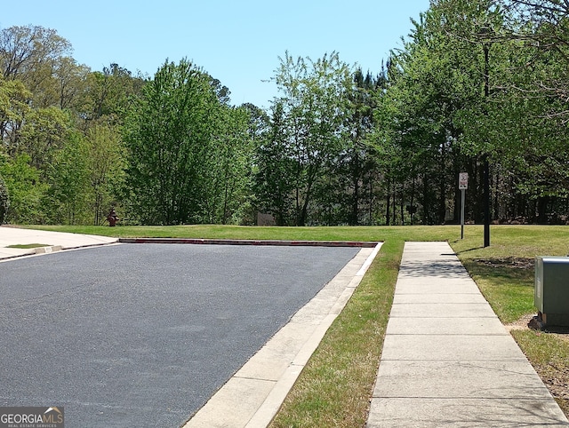 exterior space featuring a lawn