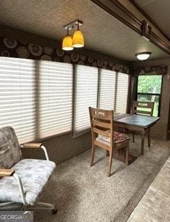 view of dining room