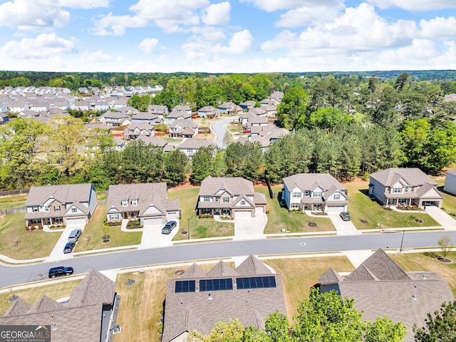 birds eye view of property featuring a residential view