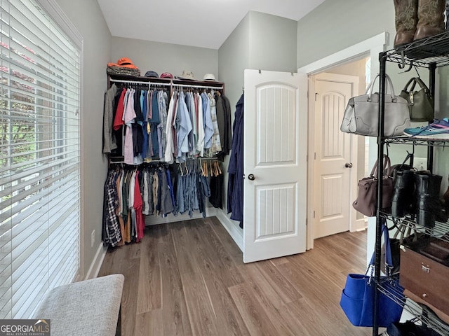 150 Fauna Meadows Dr, Newnan, GA 30263 - spacious closet featuring wood finished floors
