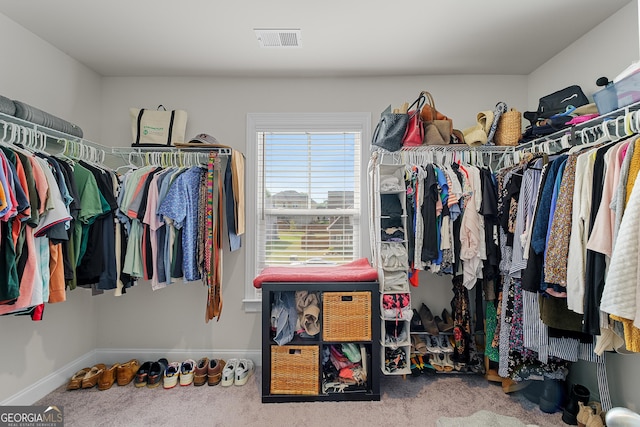 3087 Mountain Shadow Way, Marietta, GA 30064 - spacious closet with visible vents and carpet flooring
