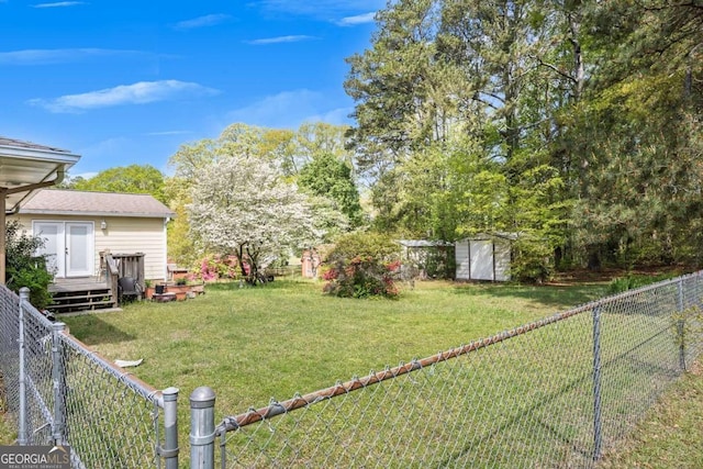 4164 Weston Dr, Powder Springs, GA 30127 - view of yard featuring a deck