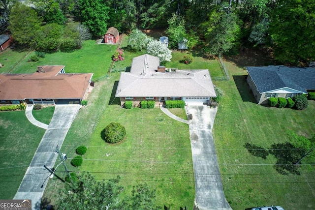 4164 Weston Dr, Powder Springs, GA 30127 - aerial view of property and surrounding area