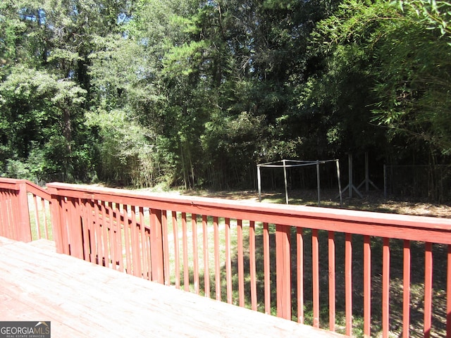 2107 Briarwood Ct, Snellville, GA 30078 - view of wooden terrace