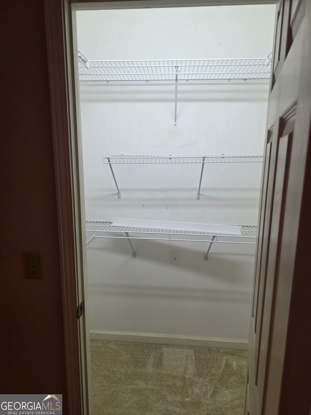 view of closet