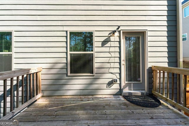 6424 Barker Station Walk, Sugar Hill, GA 30518 - view of wooden deck