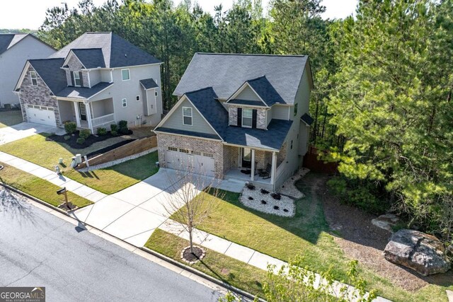 6424 Barker Station Walk, Sugar Hill, GA 30518 - view from above of property