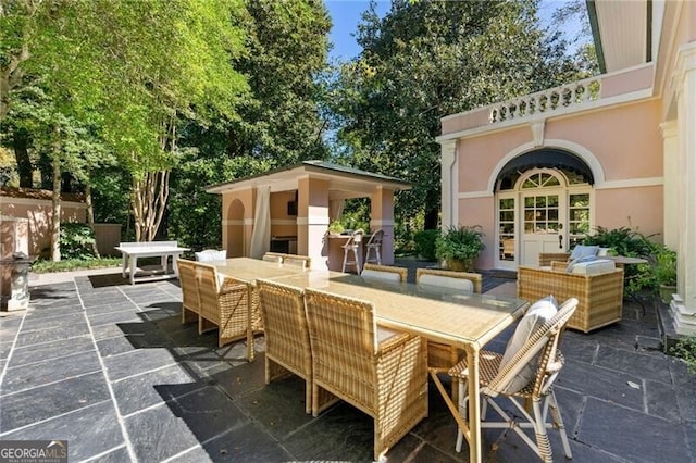 view of patio / terrace featuring outdoor dining space