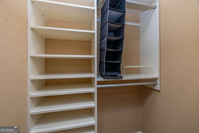 view of closet