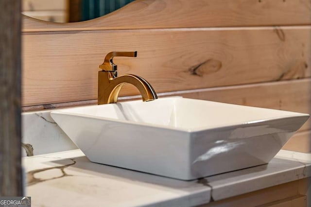 interior details with a sink