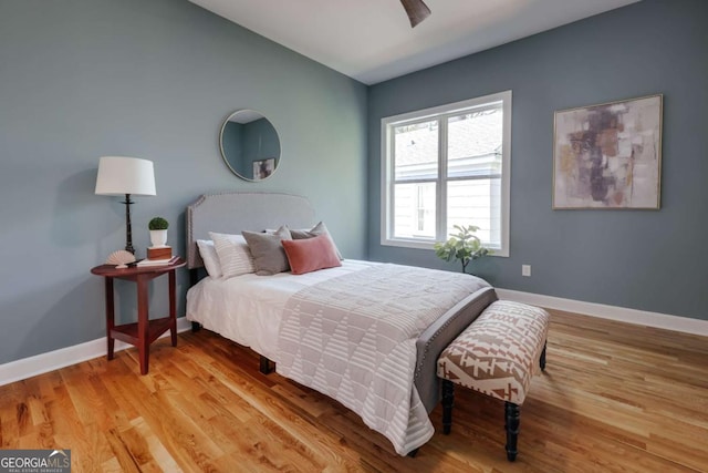 290 Hodgson Dr, Athens, GA 30606 - bedroom with light wood-style flooring, vaulted ceiling, and baseboards