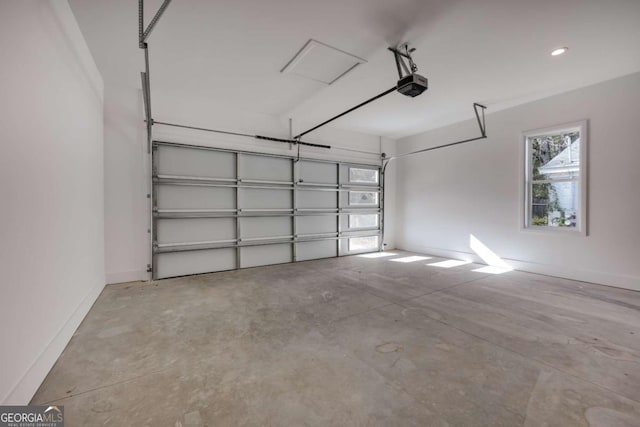 290 Hodgson Dr, Athens, GA 30606 - garage featuring baseboards and a garage door opener