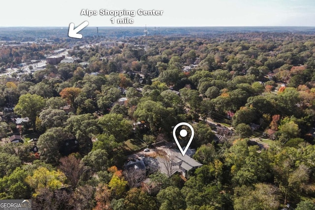 290 Hodgson Dr, Athens, GA 30606 - aerial view with a view of trees