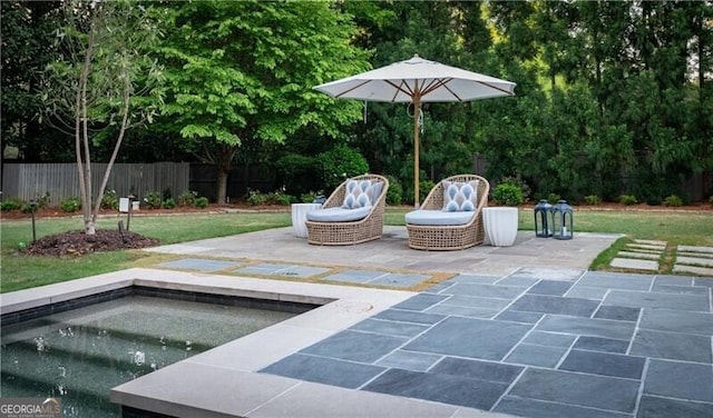 2979 Ridgewood Rd NW, Atlanta, GA 30327 - view of patio / terrace featuring fence
