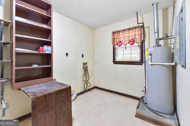 324 County Line Rd, Fayetteville, GA 30215 - interior space featuring gas water heater and electric panel