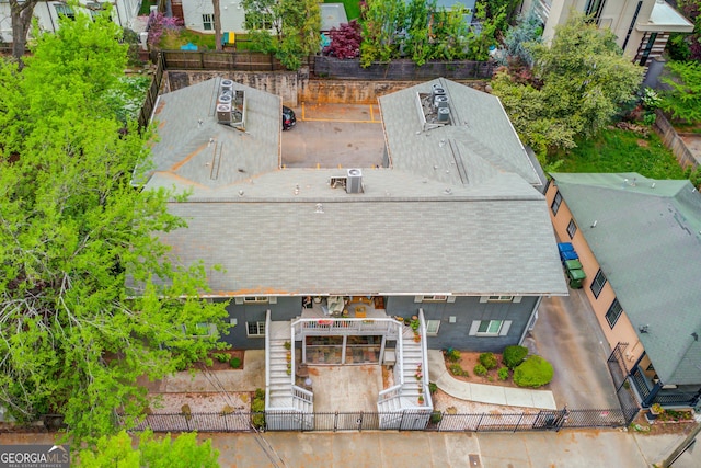 bird's eye view