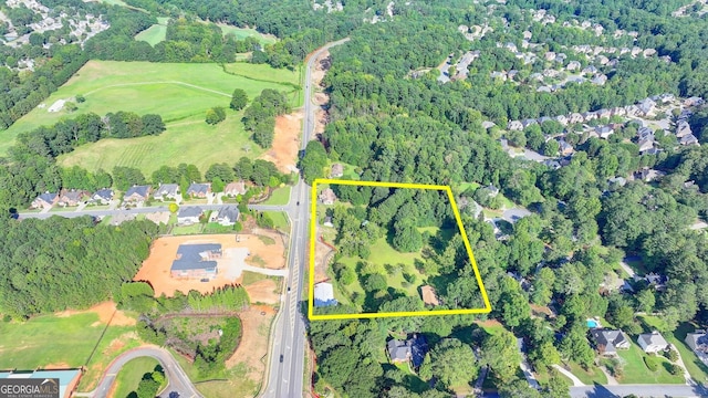 5680 Abbotts Bridge Rd, Johns Creek, GA 30097 - birds eye view of property with a residential view