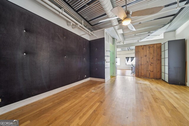 120 Ralph Mcgill Blvd NE Unit 1304 & 1305, Atlanta, GA 30308 - unfurnished room featuring wood finished floors and a ceiling fan