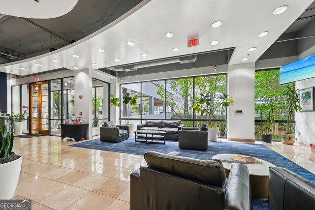120 Ralph Mcgill Blvd NE Unit 1304 & 1305, Atlanta, GA 30308 - common area featuring recessed lighting