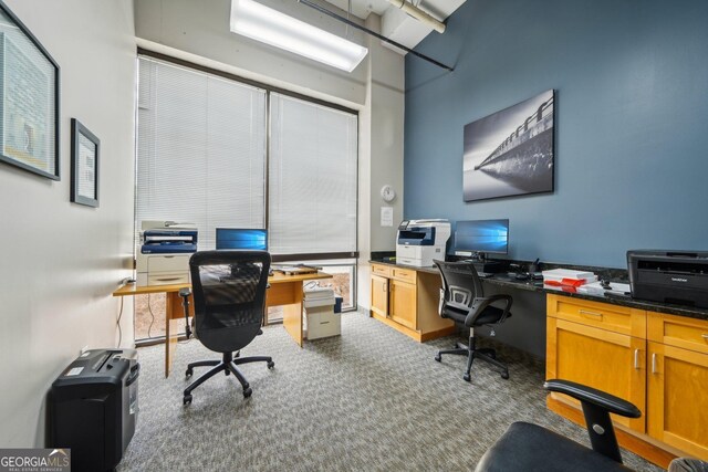 120 Ralph Mcgill Blvd NE Unit 1304 & 1305, Atlanta, GA 30308 - carpeted office featuring a high ceiling